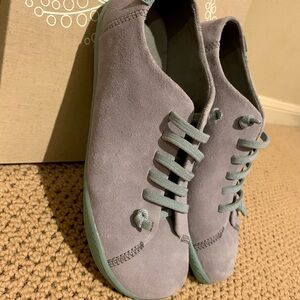 Camper Mint Green Sole Sneakers